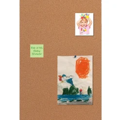 Bulletin*Flipside Products Cork Panel, 12.5" x 26", Pack of 3 (FLP37012-3)