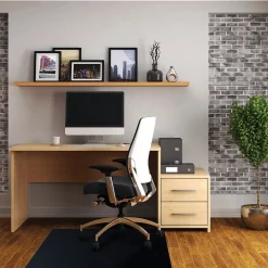 Chair Mats*Floortex Advantagemat Hard Floor Chair Mat, 29.5" x 47", Black Vinyl (FC123047HEBV)