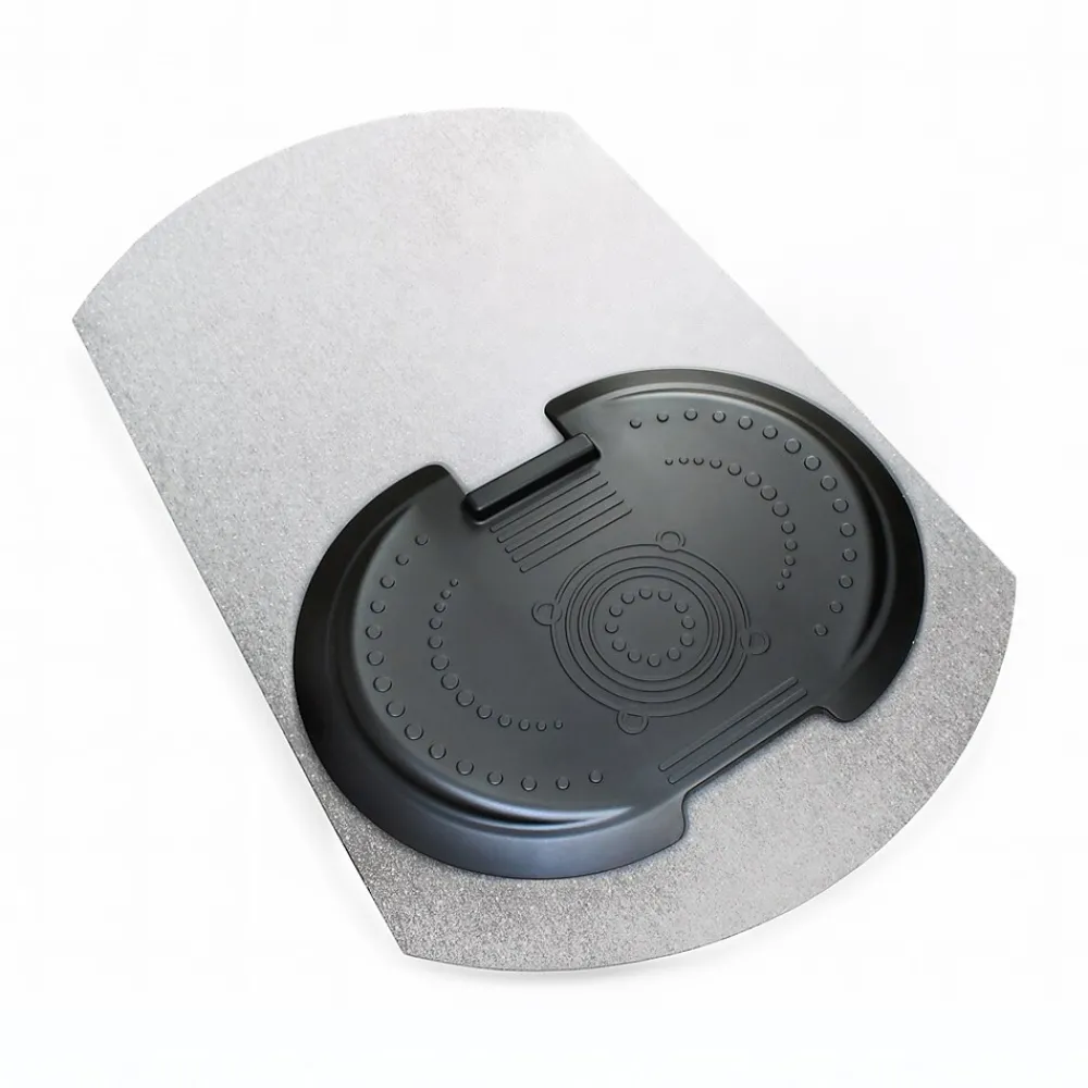 Chair Mats*Floortex AFS-TEX 'Sit to Stand' 38" x 62" Rectangular Chair Mat for Carpets with Anti-Fatigue Mat, Polycarbonate (FCA11S)