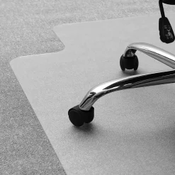 Chair Mats*Floortex Cleartex Unomat Carpet & Hard Floor Chair Mat with Lip, 35" x 47", Low-Pile, Clear (128920LRA)