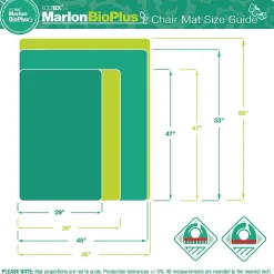 Chair Mats*Floortex Ecotex BioPlus Carpet Chair Mat, 29
