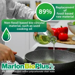 Chair Mats*Floortex Ecotex BioPlus Carpet Chair Mat, 46