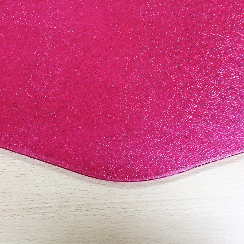 Chair Mats*Floortex 9Mat Hard Floor Gaming Chair Mat, 38" x 39", Pink Polycarbonate (FC121001009RC)