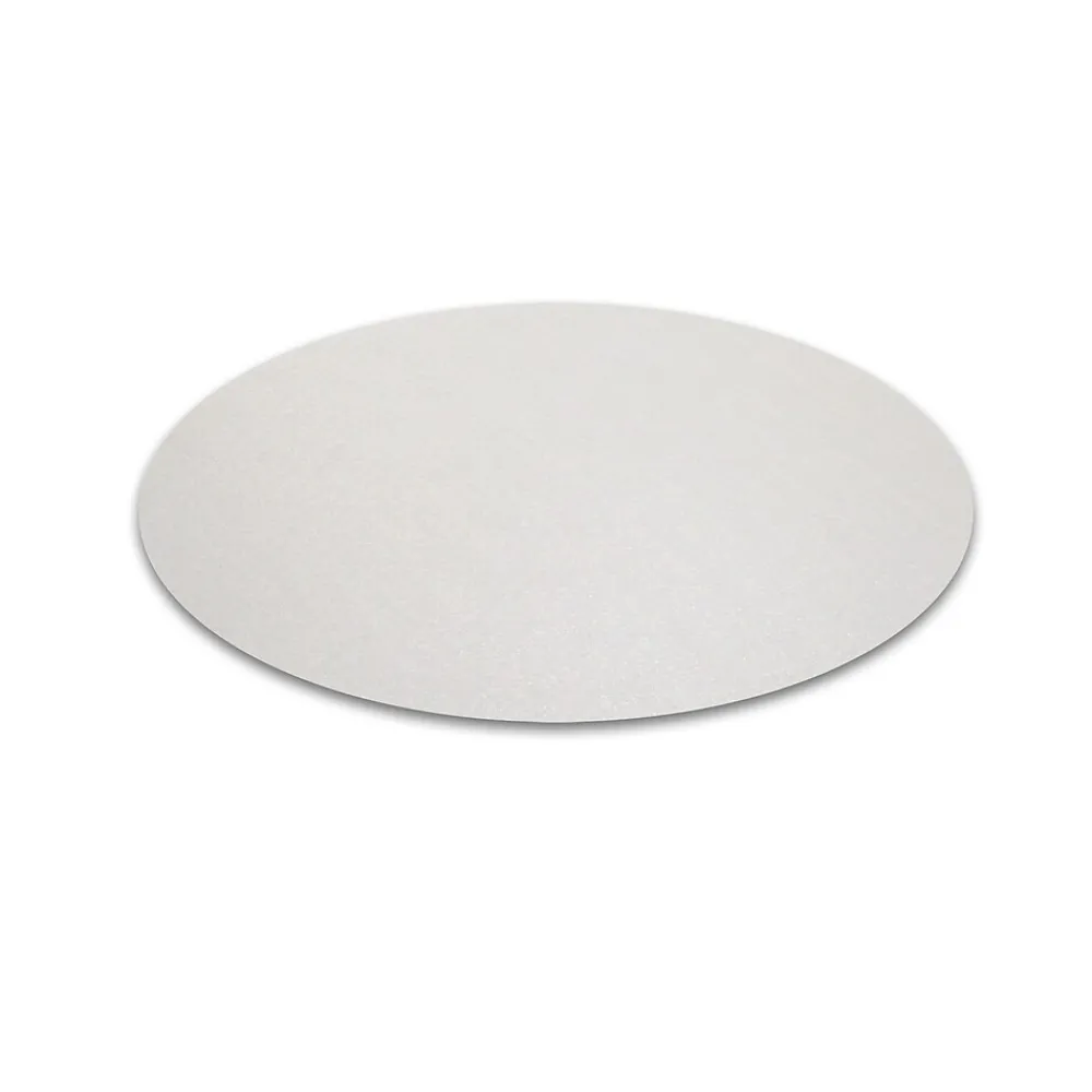 Chair Mats*Floortex Ultimat Floor Mat, 36" Diameter, Designed for Medium-Pile Carpet, Clear Polycarbonate (129020RR)