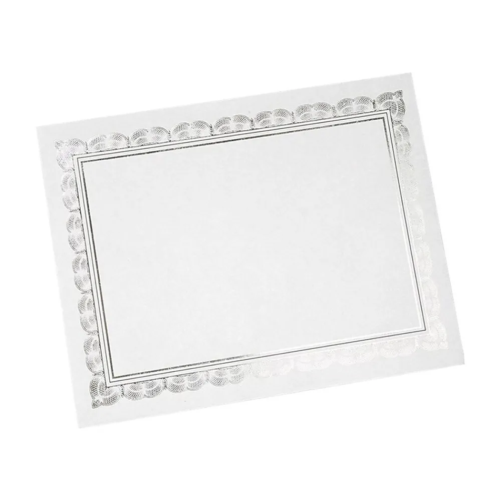 Awards & Certificates*Gartner Studios Certificates, White/Silver, 15/Pack (74938)