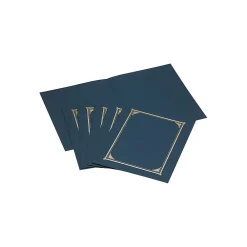 Awards & Certificates*Geographics Certificate Holders, 8.5" x 11", Navy Blue, Pack (GEO45332)