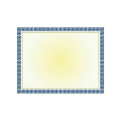 Awards & Certificates*Geographics Kensington Graduation Certificates, 8.5" x 11", Blue and Gold, 15/Pack (48673)