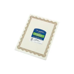Awards & Certificates*Geographics Optima Gold Award Certificates, 8.5" x 11", White/Gold, 25/Pack (GEO39451)