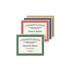Awards & Certificates*Geographics Traditional Graduation Certificates, 8.5" x 11", Multicolor, 40/Pack (48669)