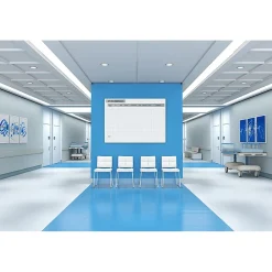 Dry Erase*Ghent Aria OR Schedule Glass Dry-Erase Whiteboard, 4'H x 6'W (GRPARIASN13S-46)
