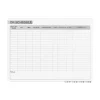 Dry Erase*Ghent Aria OR Schedule Magnetic Glass Dry-Erase Whiteboard, 4'H x 8'W (GRPARIASM13S-48)