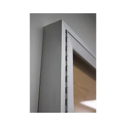 Bulletin*Ghent Cork Enclosed Bulletin Board, Satin Frame, 1.5'H x 2'W (PA12418K)