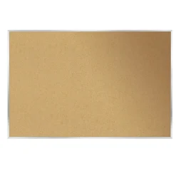 Bulletin*Ghent Aluminum Frame Corkboard, 18" x 24" (GH-13181)