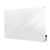 Dry Erase*Ghent Harmony 4'H x 5'W Magnetic Glass Whiteboard with Radius Corners, White (HMYRM45WH)