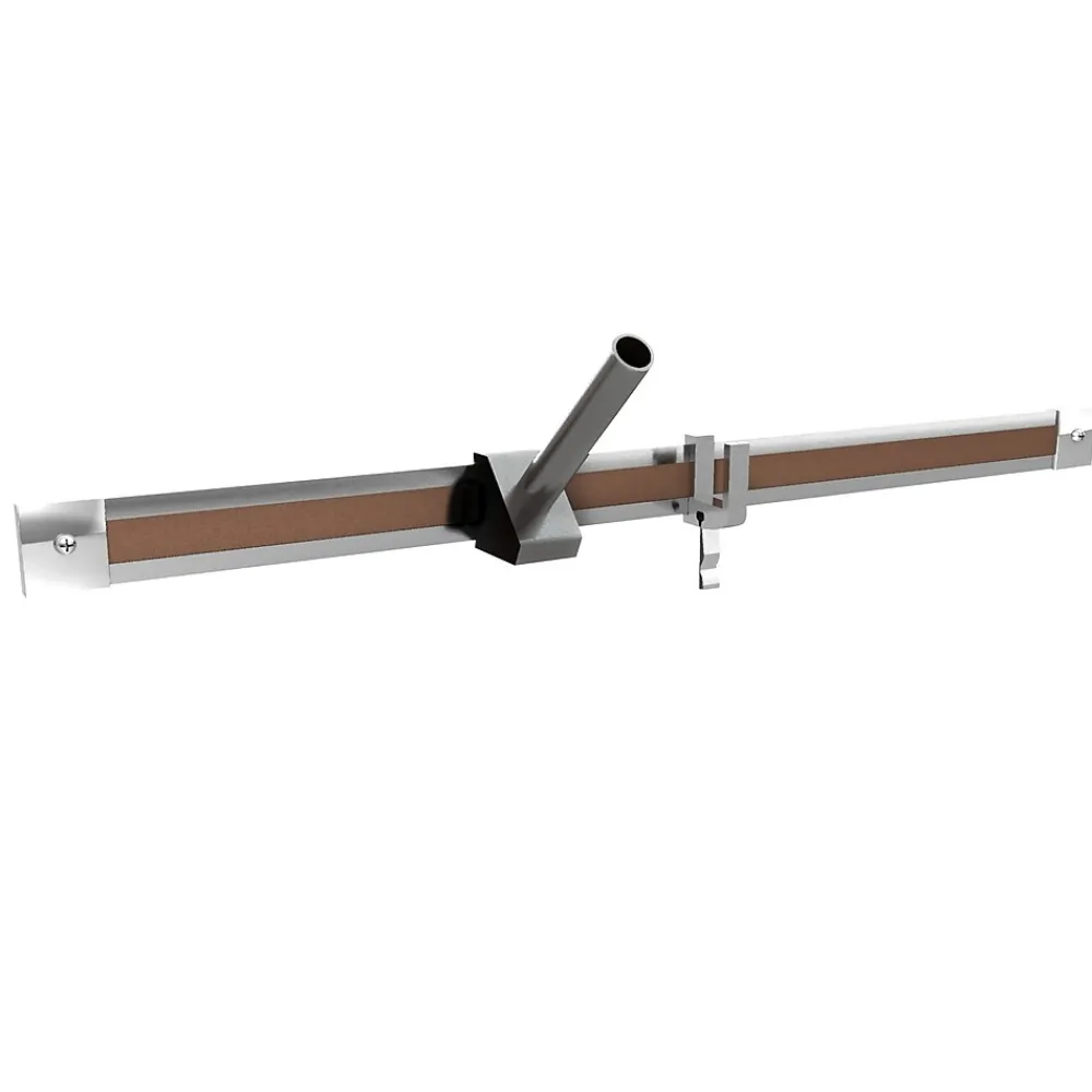 Bulletin*Ghent Maprail, 1" x 4' Strip, Aluminum (GH-MR41)