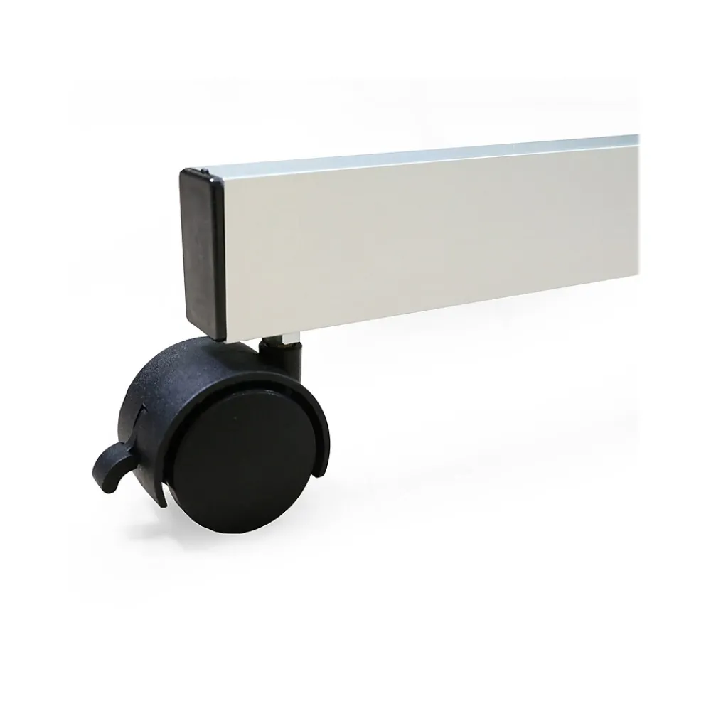 Dry Erase*Ghent Porcelain Mobile Dry-Erase Whiteboard, Aluminum Frame, 8' x 4' (ARM1M148)