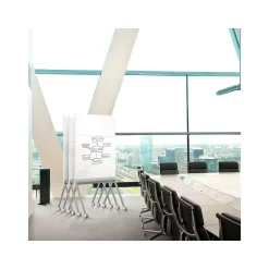 Dry Erase*Ghent Roam Laminate Dry-Erase Whiteboard, Aluminum Frame, 4' x 3' (RM36SAWHN)