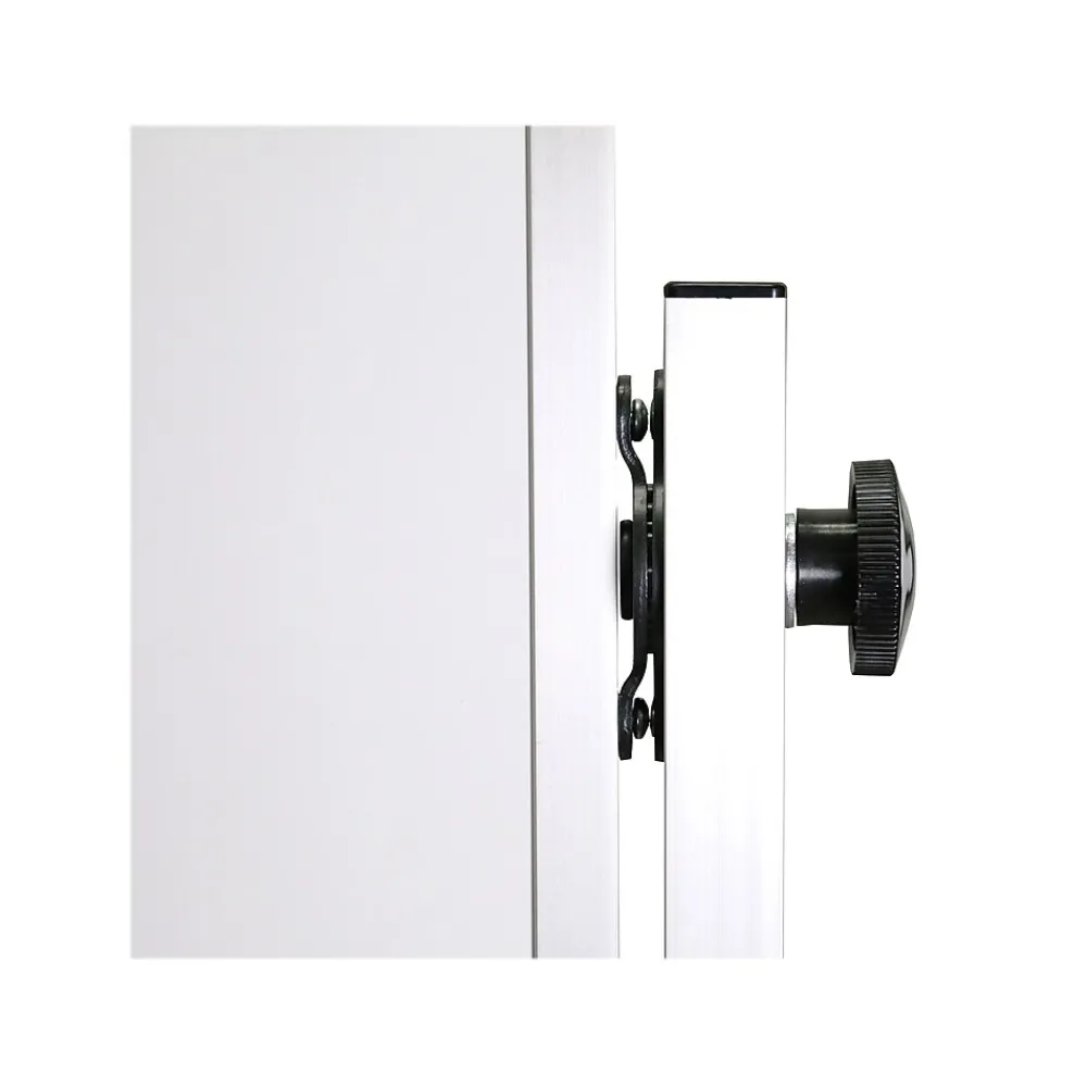 Dry Erase*Ghent Steel Mobile Dry-Erase Whiteboard, Aluminum Frame, 4' x 3' (ARMM43)