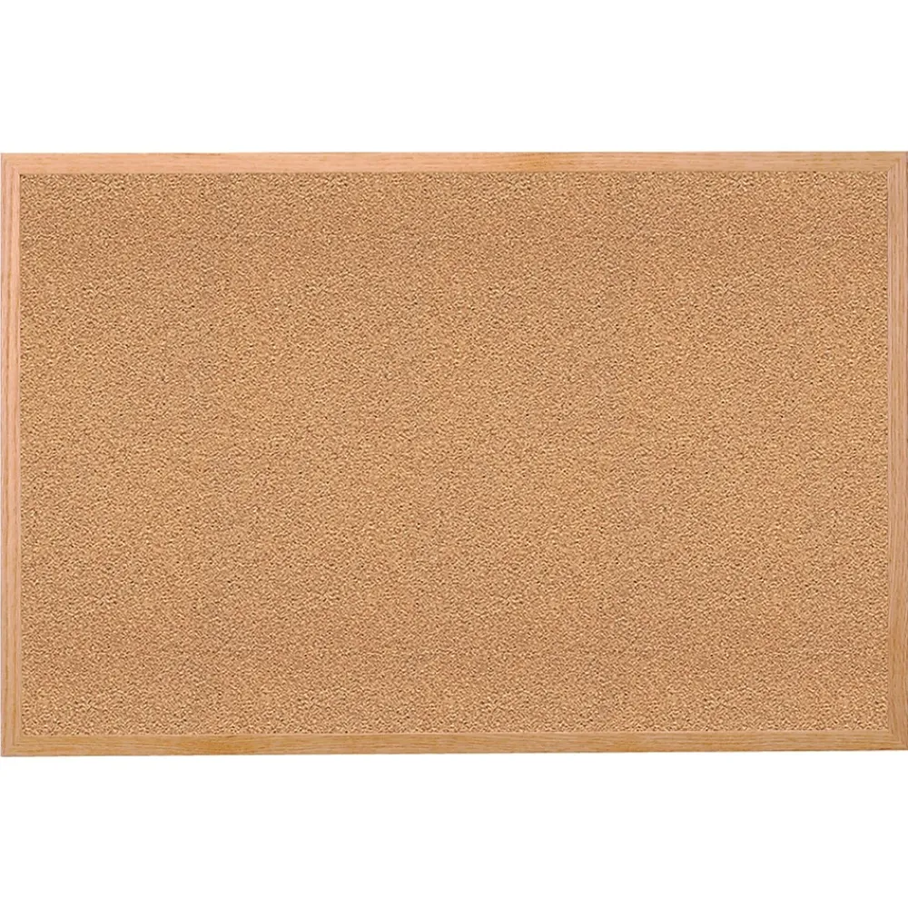 Bulletin*Ghent Wood Frame Cork Bulletin Board, 18" x 24" (GH-14181)