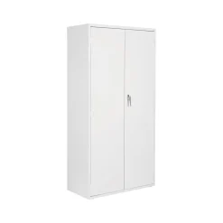Storage Cabinets*Global 9300 Series 72" Steel Storage Cabinet with 4 Shelves, Designer White (TD9336S72DWT)