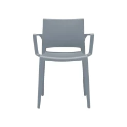 Folding & Stacking*Global Bakhita Polypropylene Banquet/Reception Chair, Char, 4/Carton (6750CHA)