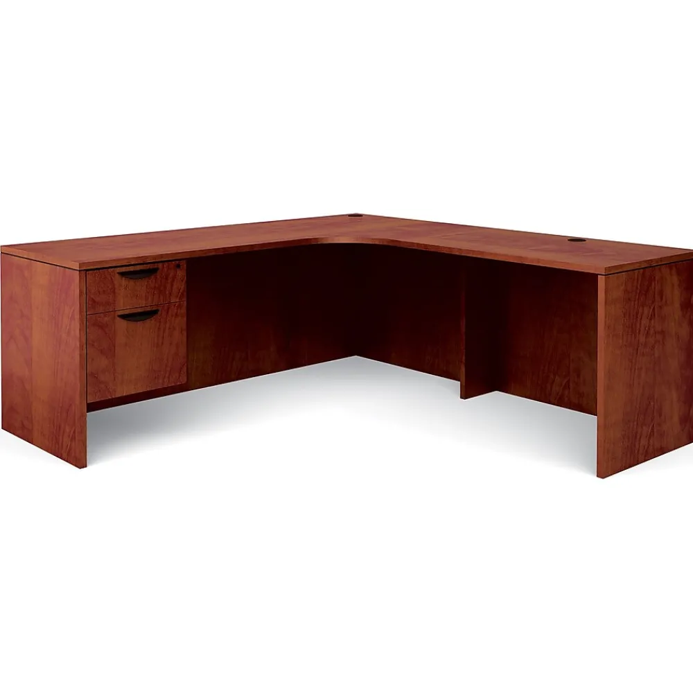 Office Desks*Global Superior Bundle 13 Workstation, Dark Cherry (TDOTG13-ADC)