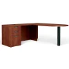 Office Desks*Global Superior BUNDLE11 Workstation, Dark Cherry