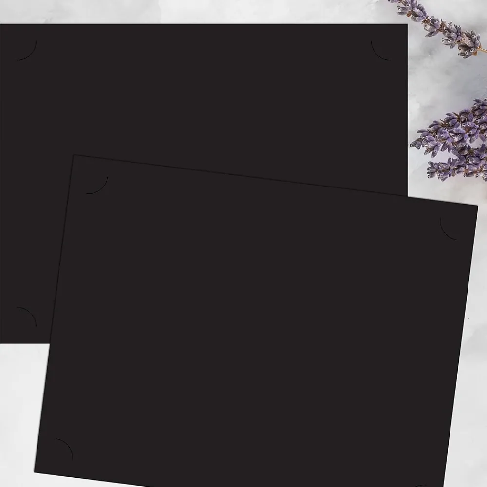 Awards & Certificates*Great Papers Certificate Certificate Holders, 9.38" x 12", Black, 10/Pack (2019013)