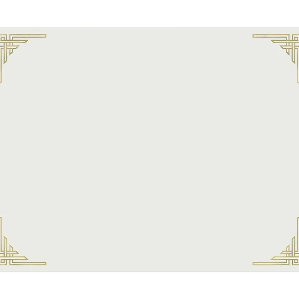 Awards & Certificates*Great Papers Certificates, 8.5" x 11", Gold, 12/Count (963008)