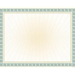 Awards & Certificates*Great Papers Certificates, 8.5" x 11", Westminster Green, 6/Pack (963022)