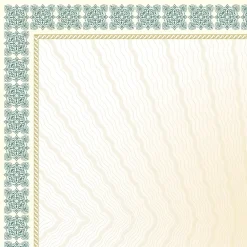 Awards & Certificates*Great Papers Certificates, 8.5" x 11", Westminster Green, 6/Pack (963022)