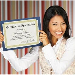 Awards & Certificates*Great Papers Channel Border Foil Certificates, 8.5