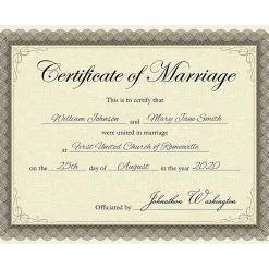 Awards & Certificates*Great Papers Classic Parchment Certificates, 8.5