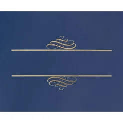 Awards & Certificates*Great Papers Embossed Foil Certificate Holders, 8.5" x 11", Navy, 5/Pack (903119)