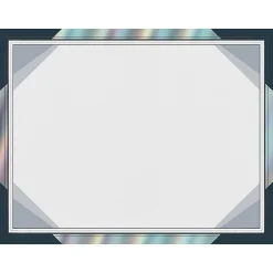 Awards & Certificates*Great Papers Rainbow Foil Certificates, 8.5" x 11", Midnight Blue, 15/Pack (2019004)