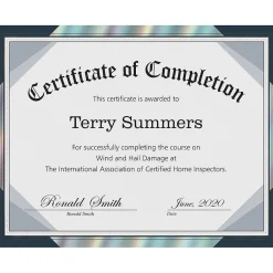 Awards & Certificates*Great Papers Rainbow Foil Certificates, 8.5