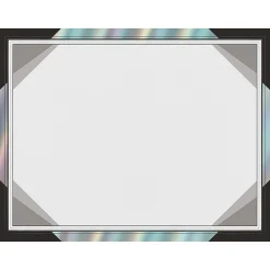 Awards & Certificates*Great Papers Rainbow Foil Certificates, 8.5" x 11", Modern Black, 15/Pack (2019005)