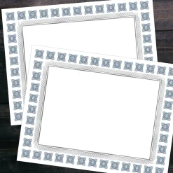 Awards & Certificates*Great Papers Silver Scholar Certificates, 8.5" x 11", Multicolor, 30/Pack (2015074KIT)