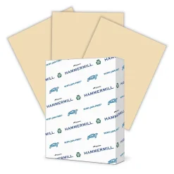 Multipurpose Paper*Hammermill 30% Recycled Fore MP Colors 8.5" x 11" Multipurpose Paper, 20 lbs., Tan, 500/Ream (102863)