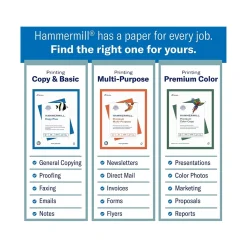 Multipurpose Paper*Hammermill 8.5" x 11" Multipurpose Paper, 24 lbs., Cream, 500 Sheets/Ream(168060)