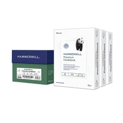 Card Stock*Hammermill Premium 8.5" x 11", Cardstock Paper, 110 lbs., White, 600 Sheets/Ream (168380)