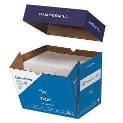 Large Quantity Paper*Hammermill Tidal Express Pack 8.5" x 11" Copy Paper, 20 lbs., 92 Brightness, 2500 Sheets/Carton (163120)