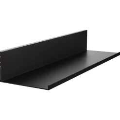 Shelving*Hangman No-Stud Single Aluminum Floating Shelf, 48-In., Black Powder Coat (HANL48B)
