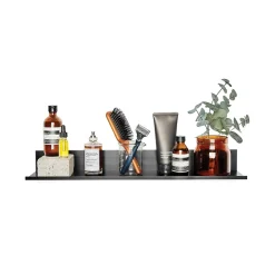 Shelving*Hangman No-Stud Single Aluminum Floating Shelf, 18-In., Black Powder Coat (HANL18B)