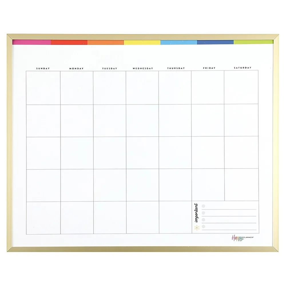 Dry Erase*The Happy Planner Happy Planner Color Block Dry-Erase Whiteboard, 16" x 20" (AF3DEB-031)