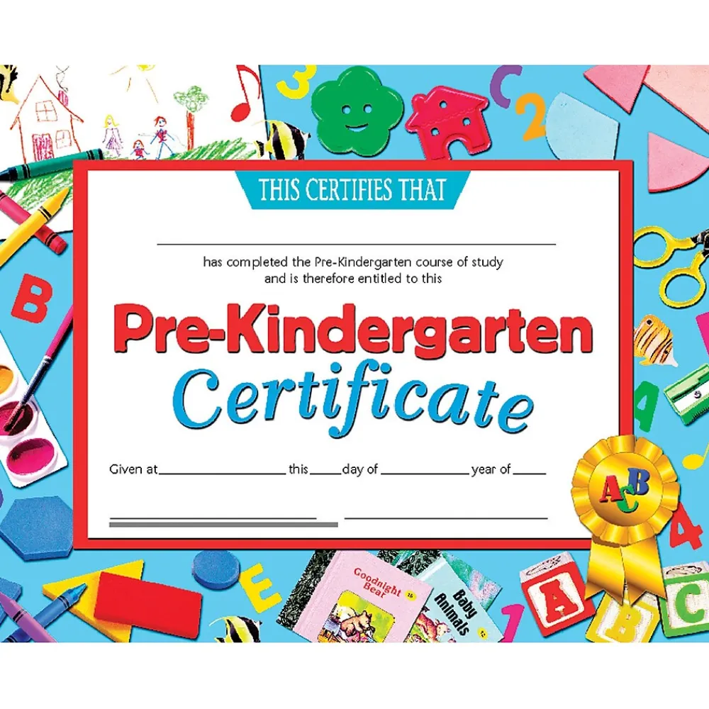 Awards & Certificates*Hayes Completion Certificates, 8.5" x 11", Multicolor, 3/Bundle (H-VA699-3)