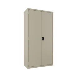 Storage Cabinets*Hirsh 72" Steel Wardrobe Cabinet with 4 Shelves, Putty (22631)