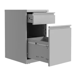File Cabinets*Hirsh 2-Drawer Mobile Vertical File Cabinet, Letter Size, Lockable, 27.75