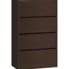 File Cabinets*HON 10500 Series 4 Drawer Lateral File Cabinet, Mocha Finish, 36"W (10516MOMO)