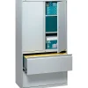 File Cabinets*HON ® 700 Series 2 Drawer Lateral File Cabinet w/Roll-Out & Posting Shelves, Light Grey, Letter/Legal, 36"W (785LSQ)